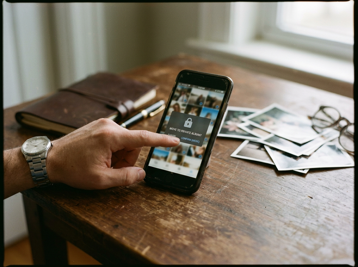 Nascondere le foto sul telefono: cosa fanno le opzioni integrate