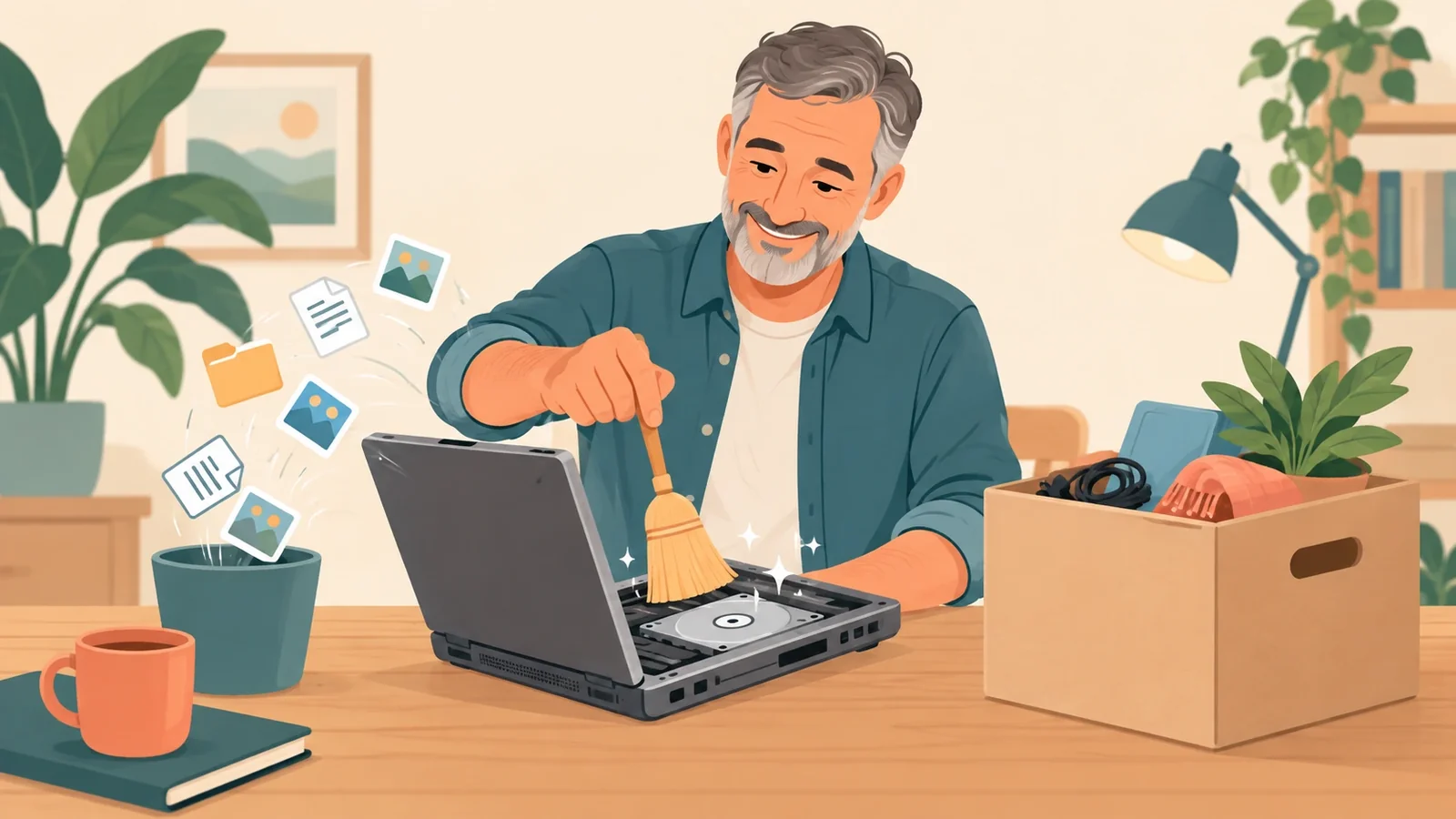 Como funciona o apagamento seguro: do lixo à chave destruída